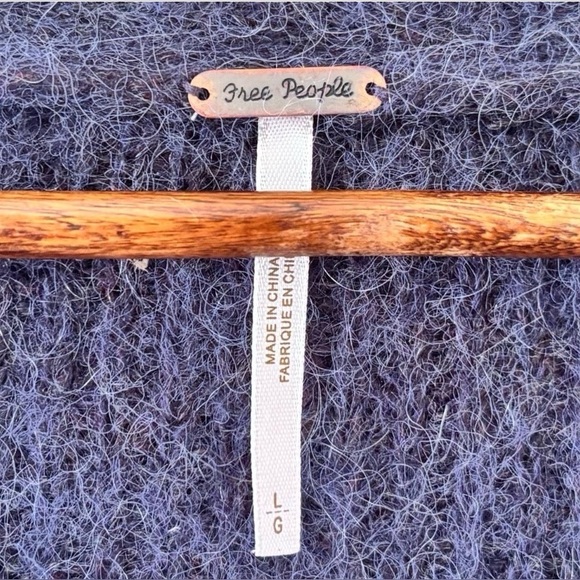 Free People Alpaca Blend Cloudy Day Blue
Cardigan Sweater - Picture 4 of 5